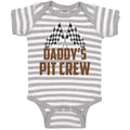 Baby Clothes Daddy's Pit Crew Baby Bodysuits Boy & Girl Newborn Clothes Cotton