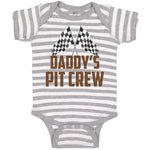 Baby Clothes Daddy's Pit Crew Baby Bodysuits Boy & Girl Newborn Clothes Cotton