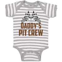 Baby Clothes Daddy's Pit Crew Baby Bodysuits Boy & Girl Newborn Clothes Cotton