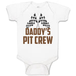Baby Clothes Daddy's Pit Crew Baby Bodysuits Boy & Girl Newborn Clothes Cotton