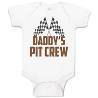 Baby Clothes Daddy's Pit Crew Baby Bodysuits Boy & Girl Newborn Clothes Cotton