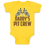 Baby Clothes Daddy's Pit Crew Baby Bodysuits Boy & Girl Newborn Clothes Cotton