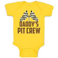 Baby Clothes Daddy's Pit Crew Baby Bodysuits Boy & Girl Newborn Clothes Cotton