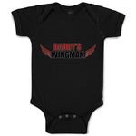 Baby Clothes Daddy's Wingman Baby Bodysuits Boy & Girl Newborn Clothes Cotton