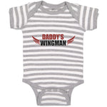 Baby Clothes Daddy's Wingman Baby Bodysuits Boy & Girl Newborn Clothes Cotton