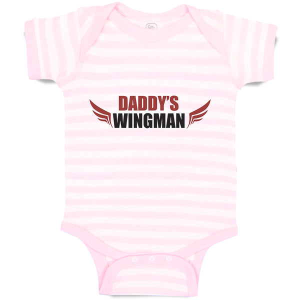 Baby Clothes Daddy's Wingman Baby Bodysuits Boy & Girl Newborn Clothes Cotton