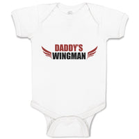 Baby Clothes Daddy's Wingman Baby Bodysuits Boy & Girl Newborn Clothes Cotton