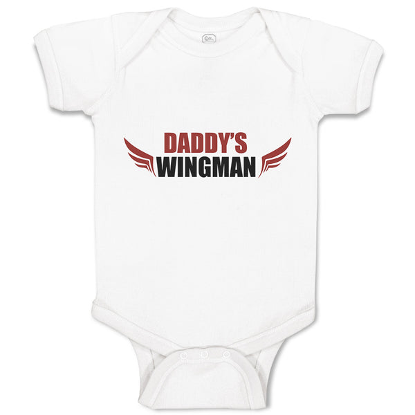 Baby Clothes Daddy's Wingman Baby Bodysuits Boy & Girl Newborn Clothes Cotton