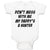 Baby Clothes Don'T Mess with Me My Daddy's A Hunter Baby Bodysuits Cotton