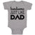 Baby Clothes Handsome Just like Dad Baby Bodysuits Boy & Girl Cotton