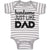 Baby Clothes Handsome Just like Dad Baby Bodysuits Boy & Girl Cotton