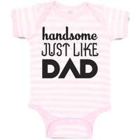 Baby Clothes Handsome Just like Dad Baby Bodysuits Boy & Girl Cotton