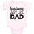 Baby Clothes Handsome Just like Dad Baby Bodysuits Boy & Girl Cotton