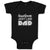 Baby Clothes Handsome Just like Dad Baby Bodysuits Boy & Girl Cotton