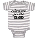 Baby Clothes Handsome Just like Dad Baby Bodysuits Boy & Girl Cotton