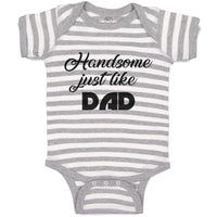 Baby Clothes Handsome Just like Dad Baby Bodysuits Boy & Girl Cotton