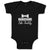 Baby Clothes Handsome like Daddy Baby Bodysuits Boy & Girl Cotton