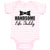 Baby Clothes Handsome like Daddy Baby Bodysuits Boy & Girl Cotton