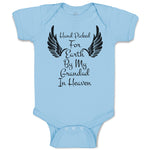 Baby Clothes Hand Picked for Earth by My Grandad in Heaven Baby Bodysuits Cotton