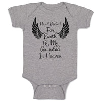 Baby Clothes Hand Picked for Earth by My Grandad in Heaven Baby Bodysuits Cotton