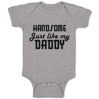 Baby Clothes Handsome like Daddy Baby Bodysuits Boy & Girl Cotton