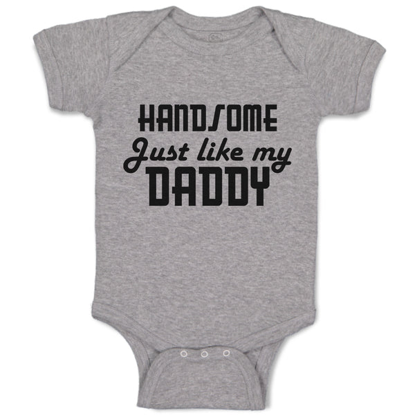 Baby Clothes Handsome like Daddy Baby Bodysuits Boy & Girl Cotton