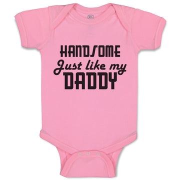 Baby Clothes Handsome like Daddy Baby Bodysuits Boy & Girl Cotton