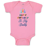 Baby Clothes Happy Birthday to My Daddy Baby Bodysuits Boy & Girl Cotton