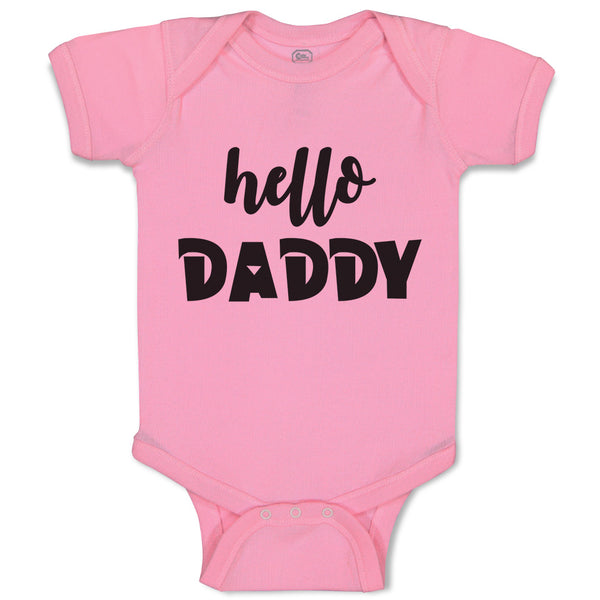 Baby Clothes Hello Daddy Baby Bodysuits Boy & Girl Newborn Clothes Cotton