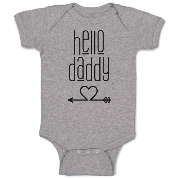 Baby Clothes Hello Daddy Baby Bodysuits Boy & Girl Newborn Clothes Cotton