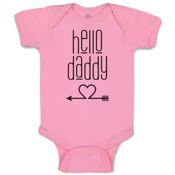 Baby Clothes Hello Daddy Baby Bodysuits Boy & Girl Newborn Clothes Cotton