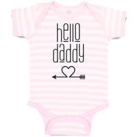 Baby Clothes Hello Daddy Baby Bodysuits Boy & Girl Newborn Clothes Cotton