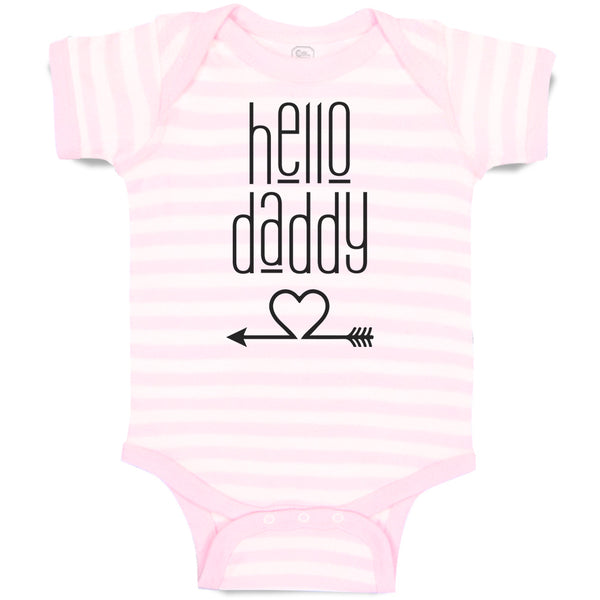 Baby Clothes Hello Daddy Baby Bodysuits Boy & Girl Newborn Clothes Cotton