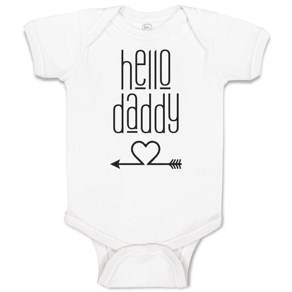 Baby Clothes Hello Daddy Baby Bodysuits Boy & Girl Newborn Clothes Cotton