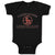 Baby Clothes I like Racks like Daddy Baby Bodysuits Boy & Girl Cotton