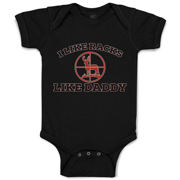 Baby Clothes I like Racks like Daddy Baby Bodysuits Boy & Girl Cotton