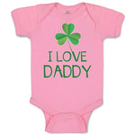 Baby Clothes I Love Daddy Baby Bodysuits Boy & Girl Newborn Clothes Cotton