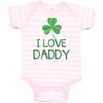 Baby Clothes I Love Daddy Baby Bodysuits Boy & Girl Newborn Clothes Cotton