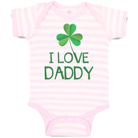 Baby Clothes I Love Daddy Baby Bodysuits Boy & Girl Newborn Clothes Cotton