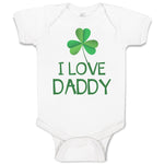 Baby Clothes I Love Daddy Baby Bodysuits Boy & Girl Newborn Clothes Cotton