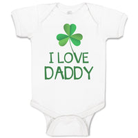 Baby Clothes I Love Daddy Baby Bodysuits Boy & Girl Newborn Clothes Cotton