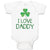 Baby Clothes I Love Daddy Baby Bodysuits Boy & Girl Newborn Clothes Cotton