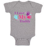 Baby Clothes I Love My Daddy Baby Bodysuits Boy & Girl Newborn Clothes Cotton