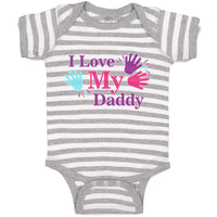 Baby Clothes I Love My Daddy Baby Bodysuits Boy & Girl Newborn Clothes Cotton