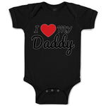 Baby Clothes I Love My Daddy Baby Bodysuits Boy & Girl Newborn Clothes Cotton