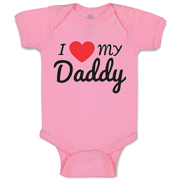 Baby Clothes I Love My Daddy Baby Bodysuits Boy & Girl Newborn Clothes Cotton