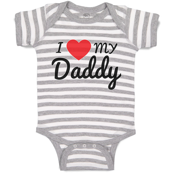 Baby Clothes I Love My Daddy Baby Bodysuits Boy & Girl Newborn Clothes Cotton