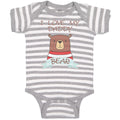 Baby Clothes I Love My Daddy Bear Baby Bodysuits Boy & Girl Cotton