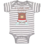 Baby Clothes I Love My Daddy Bear Baby Bodysuits Boy & Girl Cotton