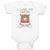 Baby Clothes I Love My Daddy Bear Baby Bodysuits Boy & Girl Cotton